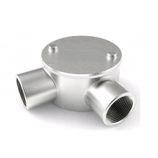 Stainless Steel Conduit Box - Angle Box (2-way) 20mm